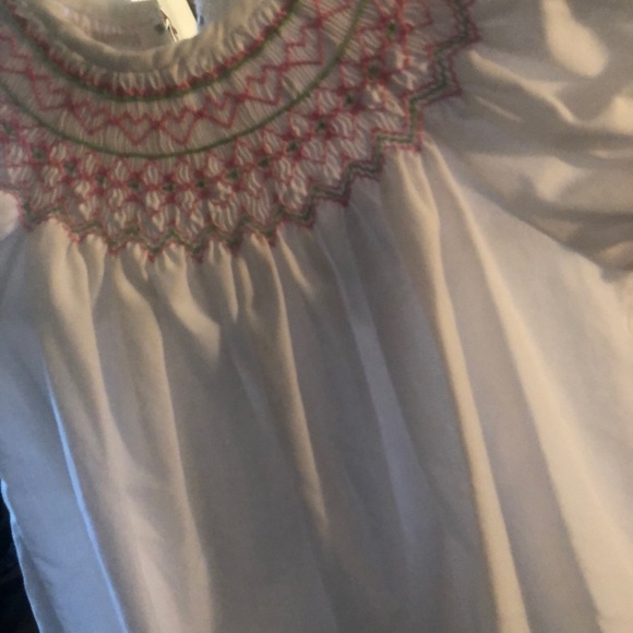 Beautiful smocked infant dress, size 12 months. - Picture 3 of 4